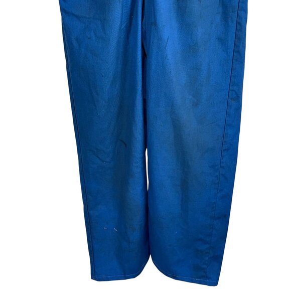 Vintage ToppMaster 60's  Blue Mechanic Coveralls With Clark Patch Medium - Picture 8 of 8